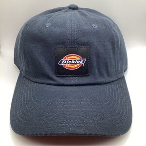 Dickies Washed Canvas Baseball Trucker Hat Navy Blue Adjustable Snapback WH300DN